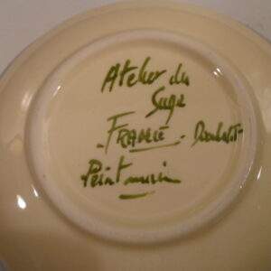 Kop en schotel, made in France