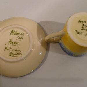 Kop en schotel, made in France