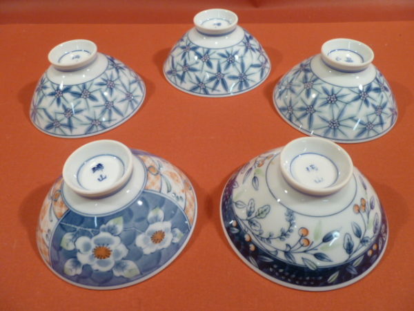 Oosterse kommetjes, set van 5 stuks
