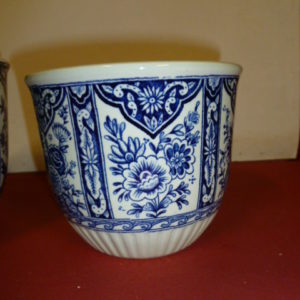 Set van 3 bloempotten Delfts Blauw