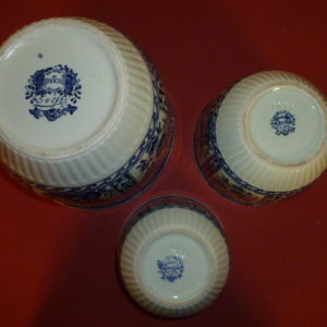 Set van 3 bloempotten Delfts Blauw