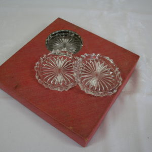 Alternative view of 12 glazen onderzetters