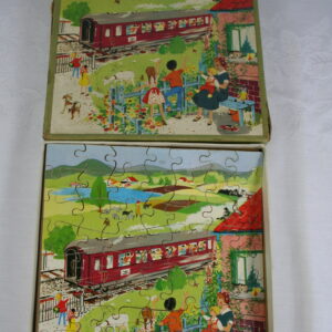 Alternative view of Trein in landschap