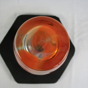 Alternative view of Siervaas Orange / wit / groen gevlamd