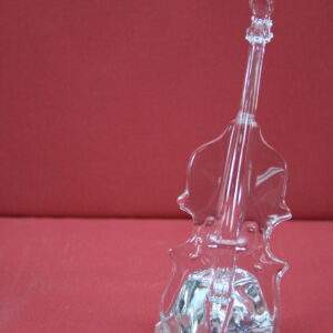 Alternative view of Glazen bas- contrabas- cello  Cristal d' Arques France