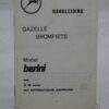 Gazelle bromfiets handleiding  Model Berini