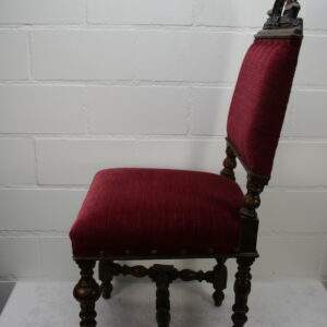 Alternative view of Kasteelstoel met velours bekleed