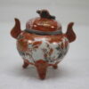 Japanse Meiji Kutani porseleinen mini dekselpotje