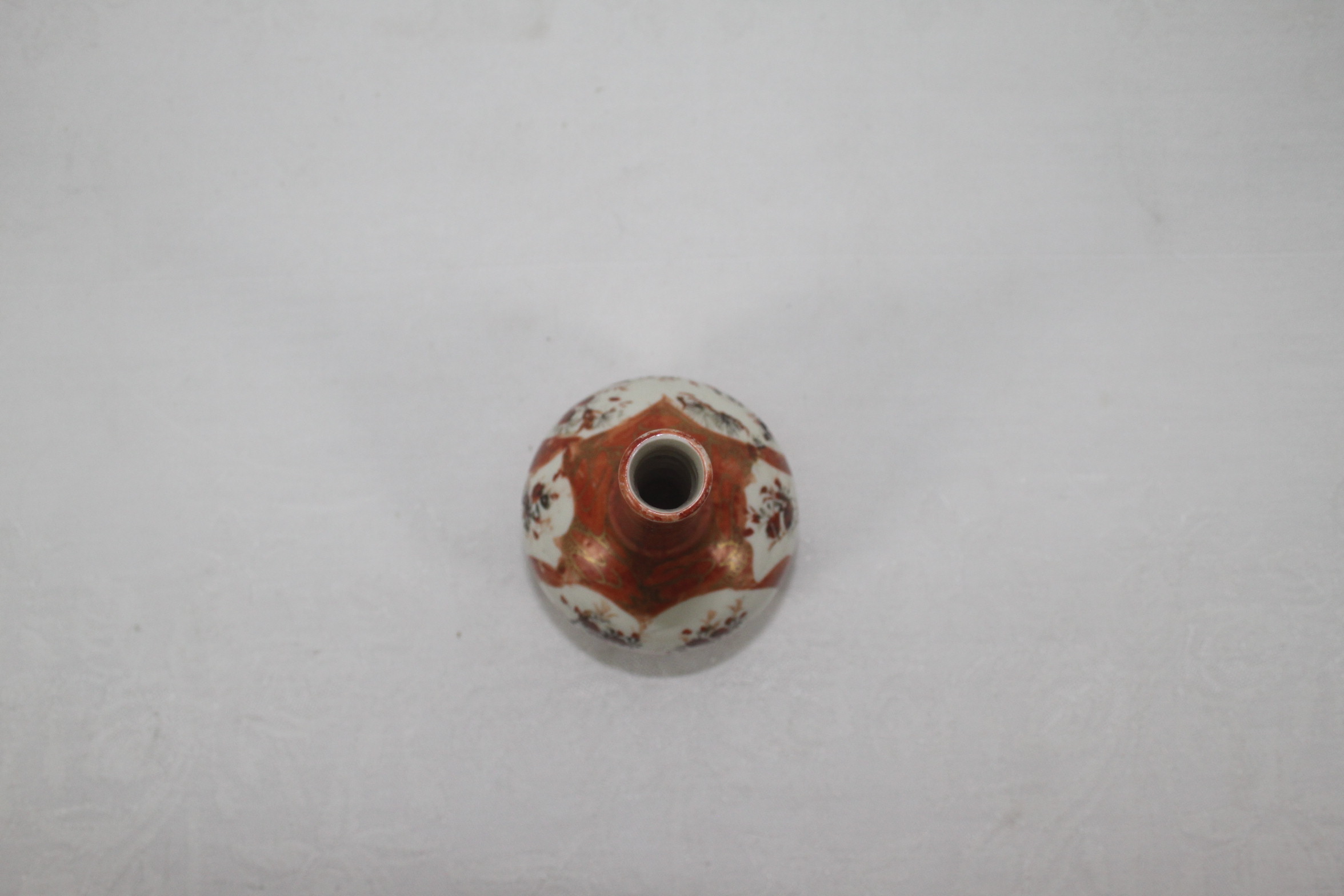 Japanse Meiji Kutani porseleinen bol vaas - Afbeelding 6