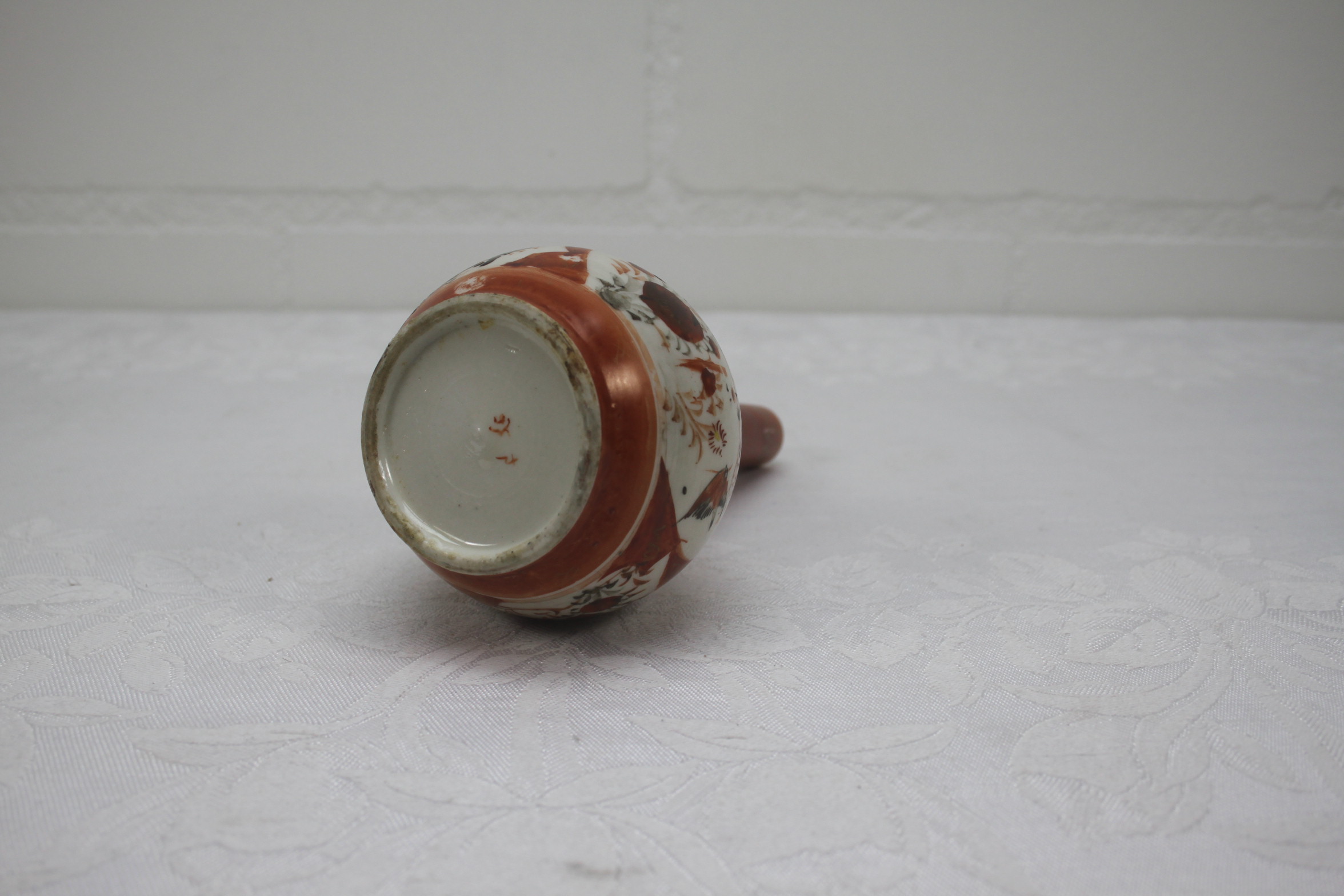 Japanse Meiji Kutani porseleinen bol vaas - Afbeelding 4