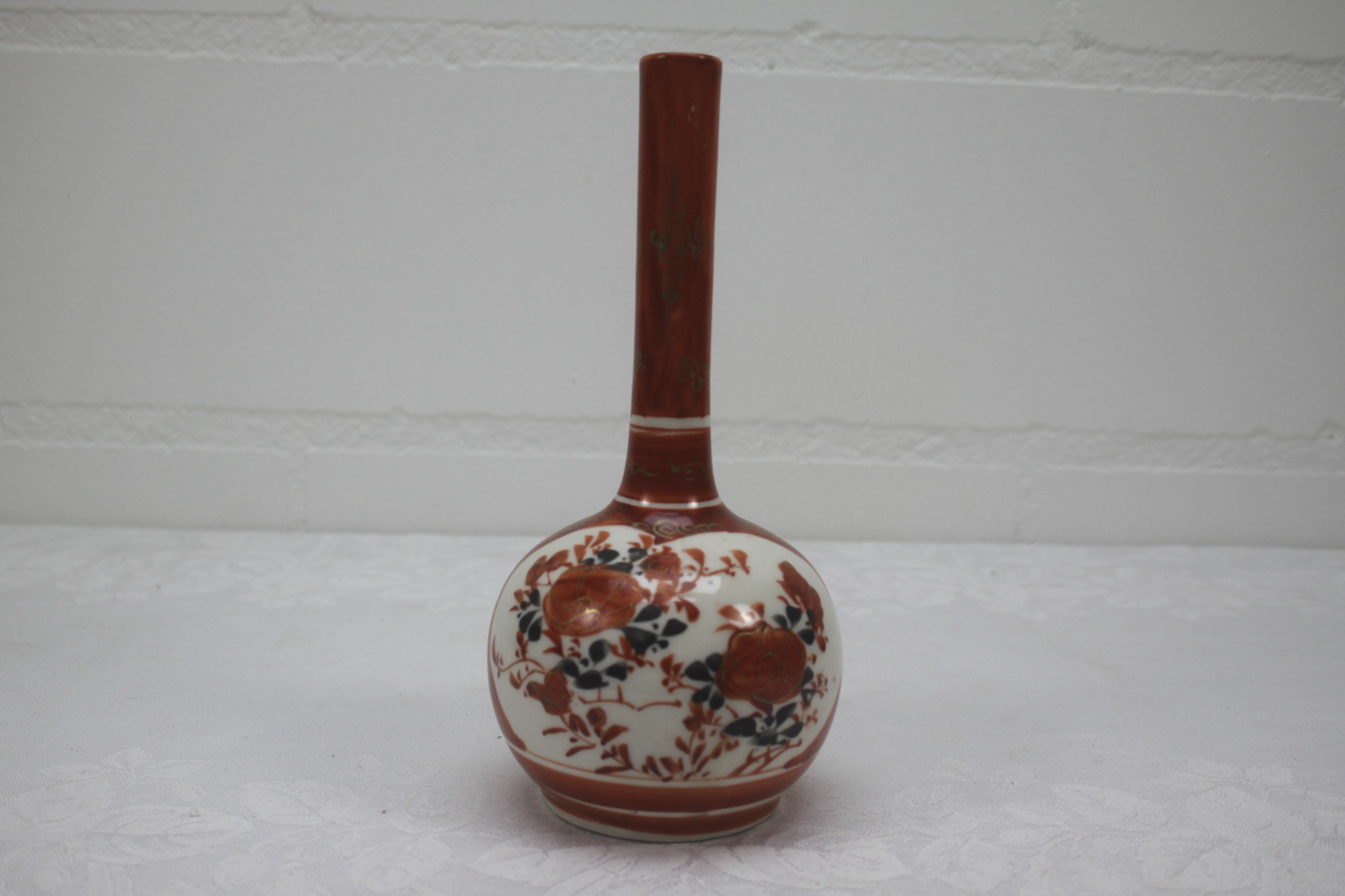 Japanse Meiji Kutani porseleinen bol vaas